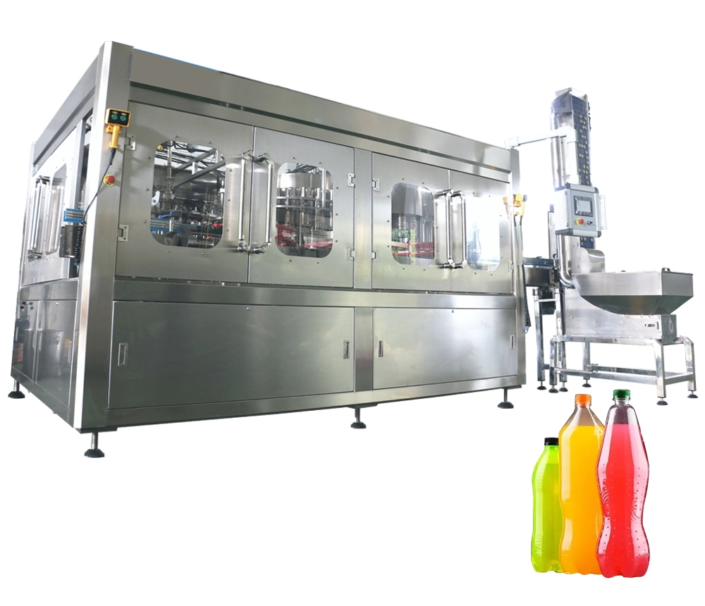 Full Air Water Bottling Machine Production Line Soda Beverage Filling Line