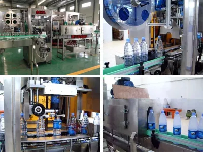 Automatic Plastic Bottle Sleeve Labeling Machine