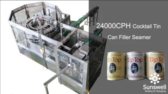 Soft Drinks Can Filler and Seamer