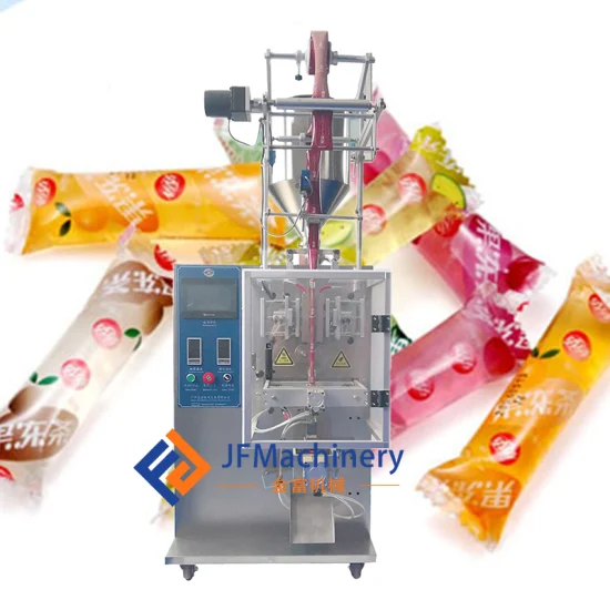 Automatic Vertical Sachet Stick Bag Fruit Juice Ice Lolly Jelly Popsicle Liquid Water Packing Machine